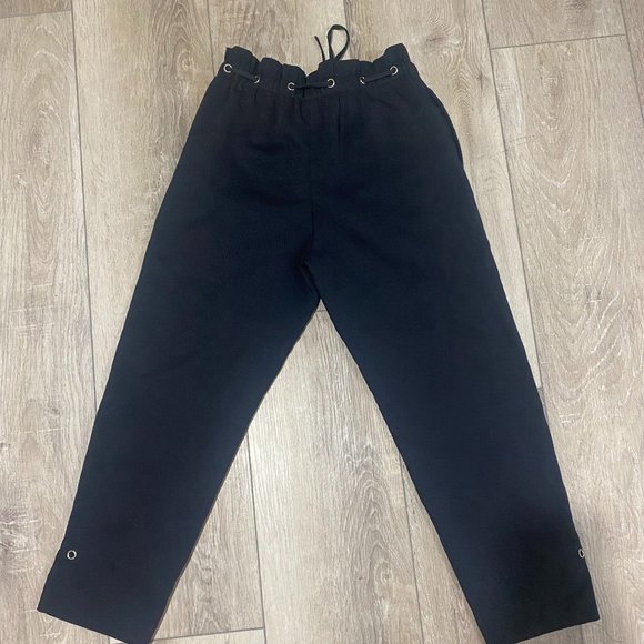 Club Monaco Jogger / Tailored Drawstring Jogger - Dark Navy - Picture 2 of 3